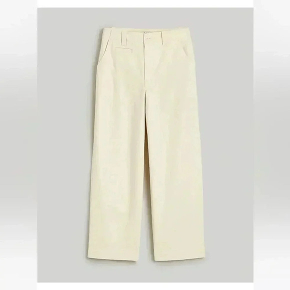 Madewell Relaxed Chino Pants Antique Cream Size 0 NWT - Picture 4 of 9